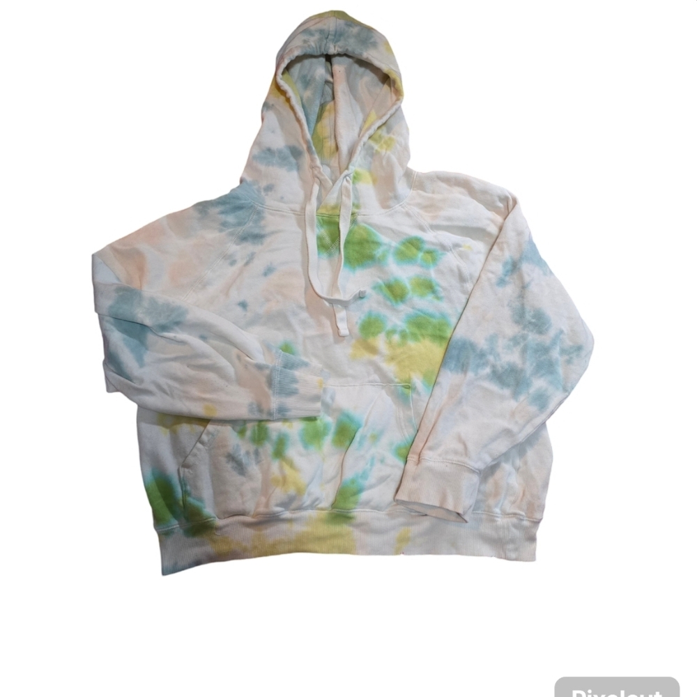 TIE DYE OVER SIZED CROP